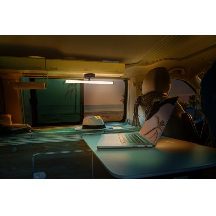 Osram - LED himmennettävä ladattava kosketusohjattu seinävalaisin NIGHTLUX LED/1,8W/5V musta