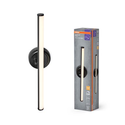 Osram - LED himmennettävä ladattava kosketusohjattu seinävalaisin NIGHTLUX LED/1,8W/5V musta