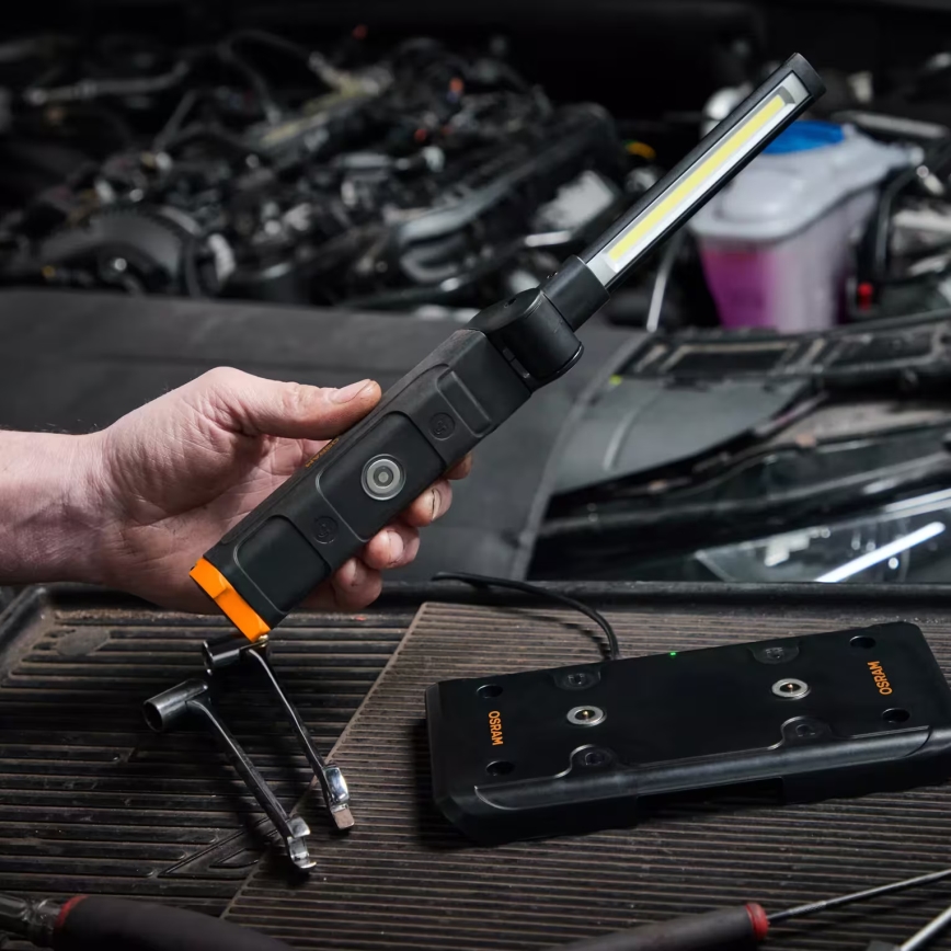 Osram - LED himmennettävä ladattava tarkastusvalaisin LEDINSPECT WIRE-FREE SLIM 600 LED/5W/3,7V IP54 2600 mAh