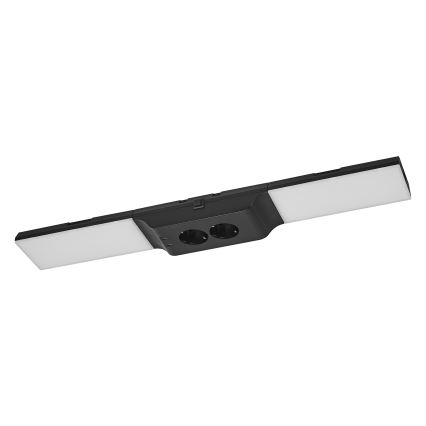 Osram - himmennettävä LED-alakaappivalaisin pistorasioilla UNDERCABINET LED/10W/230V 3000K 54,8 cm musta