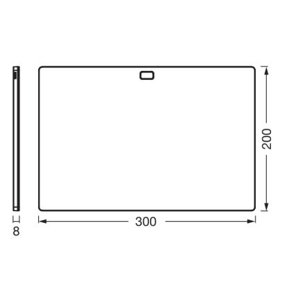 Osram - Himmennettävä alakaappivalaisin liiketunnistimella UNDERCABINET LED/7,5W/230V 3000/4000/6500K 20x30 cm valkoinen