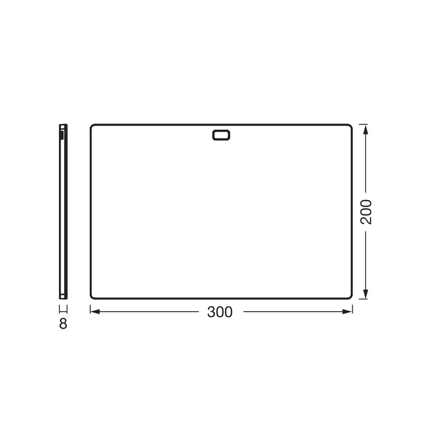 Osram - Himmennettävä alakaappivalaisin liiketunnistimella UNDERCABINET LED/7,5W/230V 3000/4000/6500K 20x30 cm valkoinen