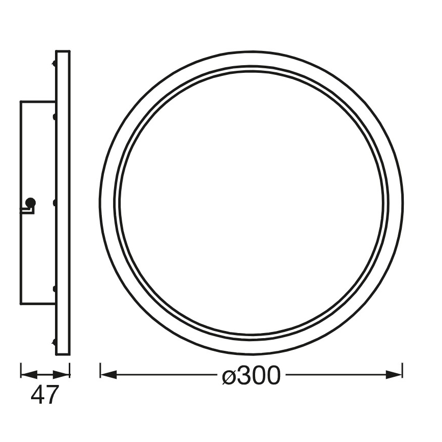 Osram - himmennettävä kylpyhuoneen kattovalaisin SMART+ DISC LED/18W/230V 3000-6500K IP44 Wi-Fi