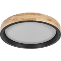 Osram - himmennettävä LED-kattovalaisin MARIANO LED/24W/230V Ø 41 cm tammi/musta