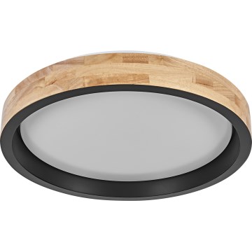 Osram - himmennettävä LED-kattovalaisin MARIANO LED/24W/230V Ø 41 cm tammi/musta