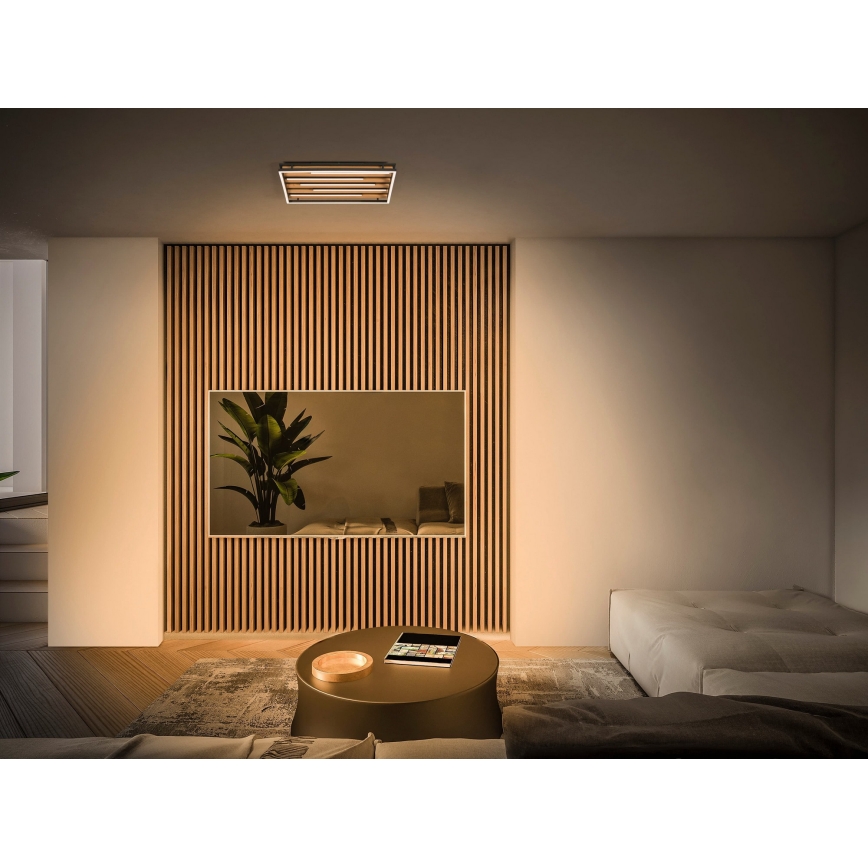 Osram - Himmennettävä LED-kattovalaisin ORBIS ACOUSTIC LED/30W/230V 51x31 cm mänty