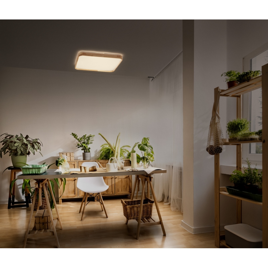 Osram - LED-himmennettävä kattovalaisin ORBIS ALICIA LED/24W/230V 39,5x39,5 cm beige