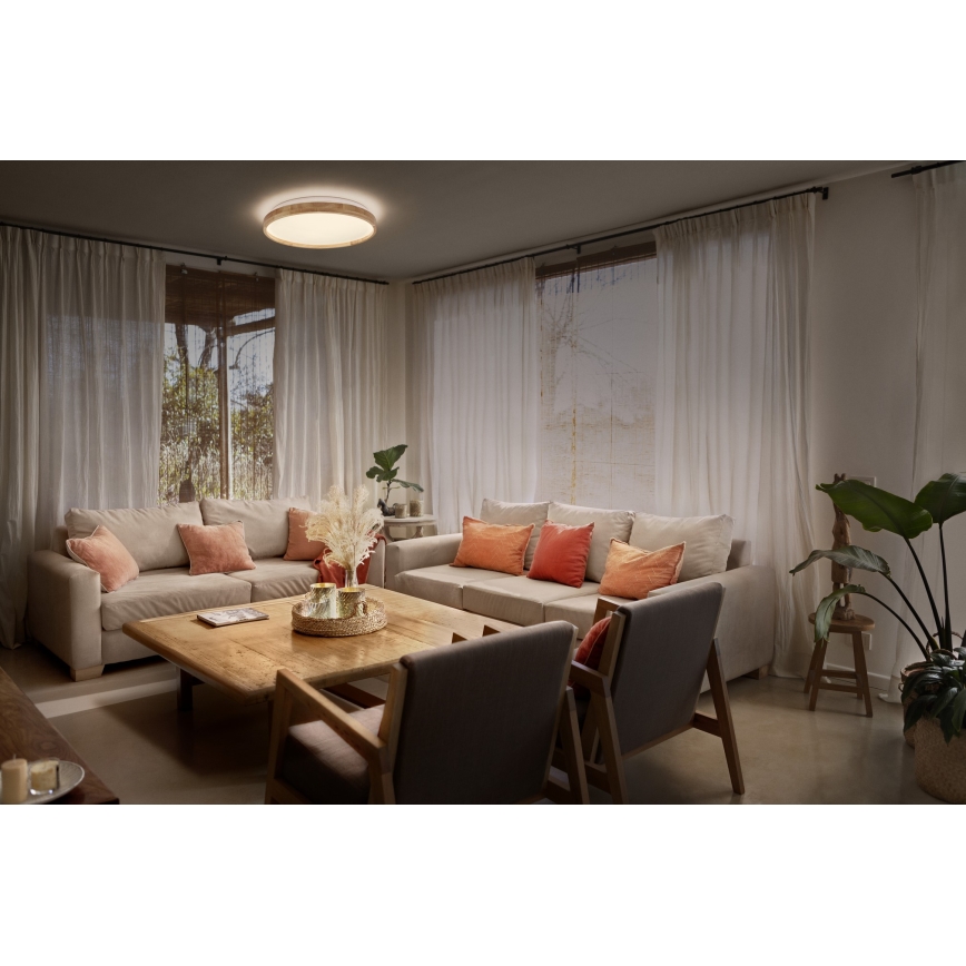 Osram - LED-himmennettävä kattovalaisin ORBIS ALISON LED/16W/230V halkaisija 29,5 cm beige
