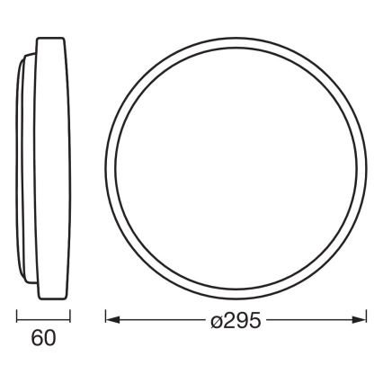 Osram - LED-himmennettävä kattovalaisin ORBIS ALISON LED/16W/230V halkaisija 29,5 cm beige
