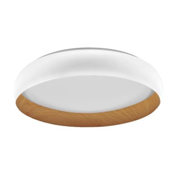 Osram - himmennettävä LED-kattovalaisin ORBIS LIVIA LED/36W/230V, halkaisija 52 cm, valkoinen/ruskea