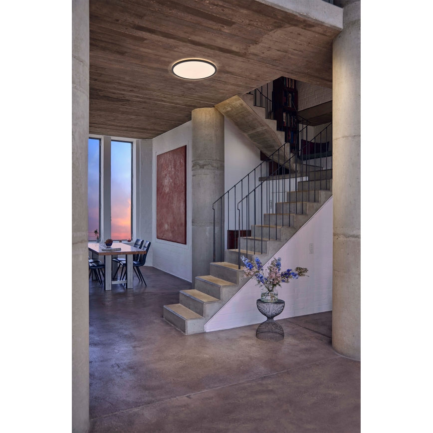 Osram - LED-himmennettävä ORBIS ULTRA SLIM kattovalaisin LED/22W/230V 3000K halkaisija 40 cm musta