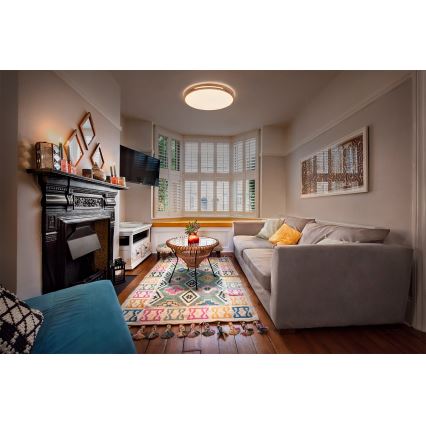 Osram - himmennettävä LED-kattovalaisin ORBIS WOODBURRY LED/16W/230V halkaisija 30 cm