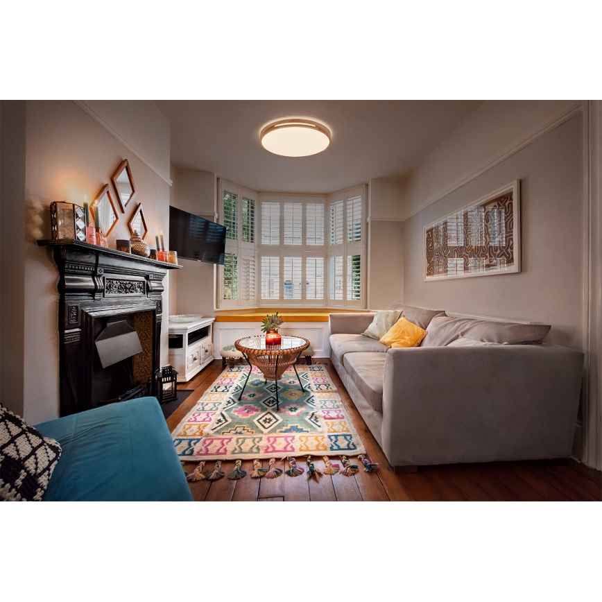 Osram - himmennettävä LED-kattovalaisin ORBIS WOODBURRY LED/36W/230V Ø 50 cm