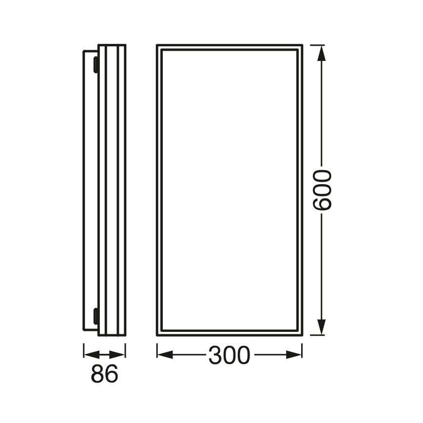 Osram - himmennettävä LED-kattovalaisin SMART+ MAGNET LED/42W/230V 30x60 cm 3000-6500K Wi-Fi