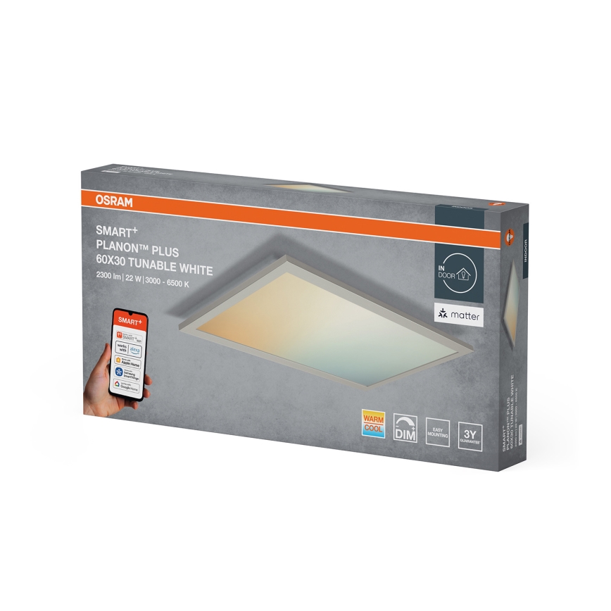 Osram - LED-himennettävä kattovalaisin SMART+ PLANON LED/22W/230V 60x30 cm 3000-6500K Wi-Fi