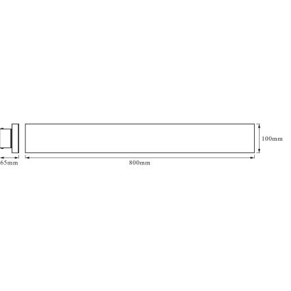 Osram - LED-himmennettävä kattovalaisin SMART+ PLANON LED/27W/230V 80x10 cm 3000-6500K Wi-Fi