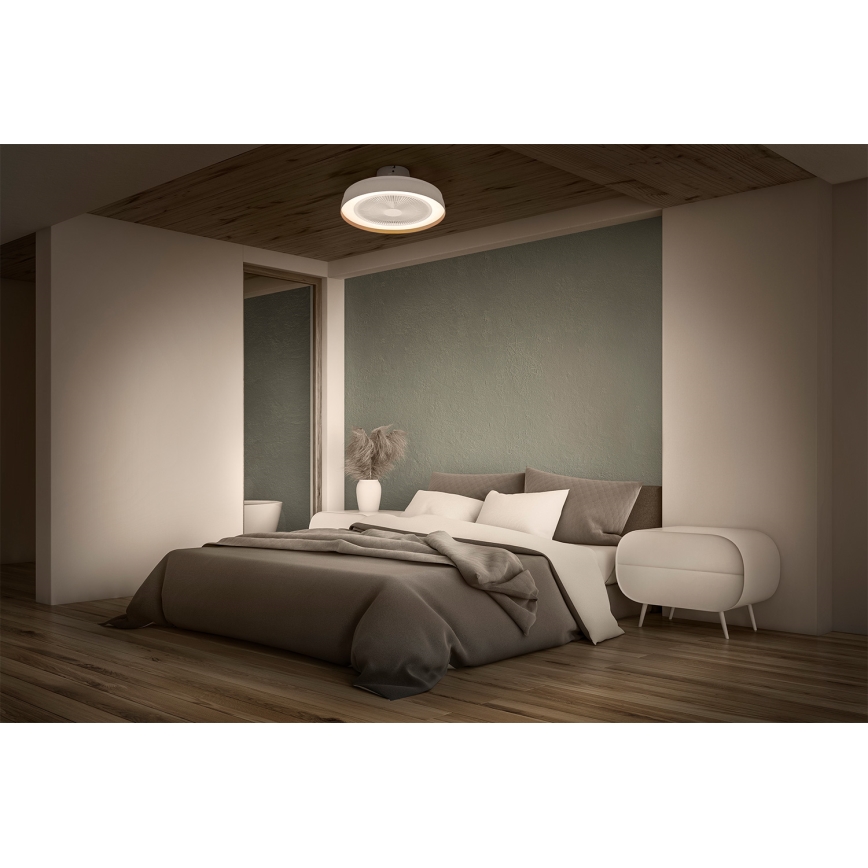 Osram - LED himmennettävä kattovalaisin tuulettimella CEILING FAN LED/49W/230V 2700-6500K valkoinen/kultainen + kaukosäädin