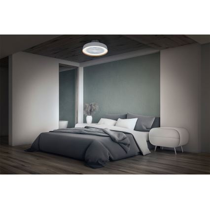 Osram - LED himmennettävä kattovalaisin tuulettimella CEILING FAN LED/49W/230V 2700-6500K valkoinen/kultainen + kaukosäädin
