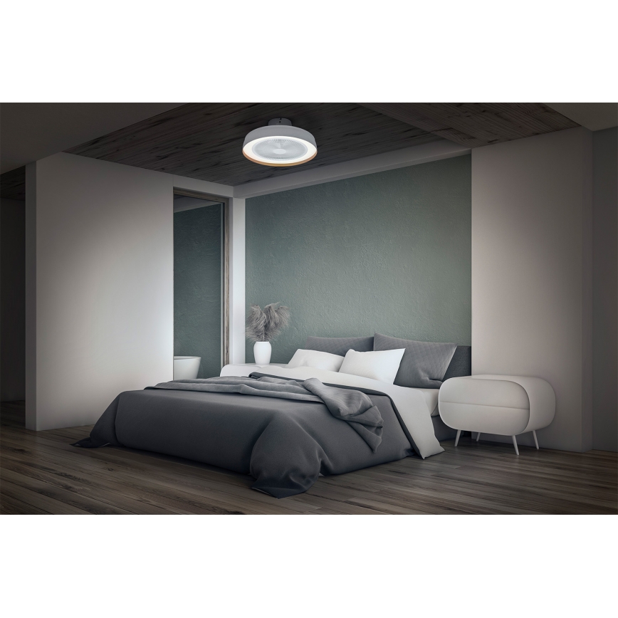 Osram - LED himmennettävä kattovalaisin tuulettimella CEILING FAN LED/49W/230V 2700-6500K valkoinen/kultainen + kaukosäädin