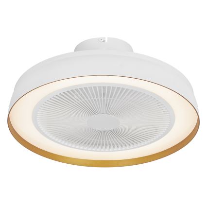 Osram - LED himmennettävä kattovalaisin tuulettimella CEILING FAN LED/49W/230V 2700-6500K valkoinen/kultainen + kaukosäädin