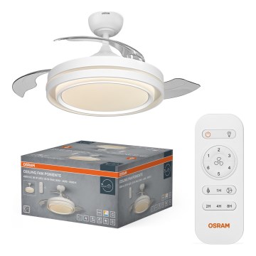 Osram - himmennettävä LED-kattovalaisin tuulettimella PONIENTE LED/36W/230V 3000/4000/6500K + kaukosäädin