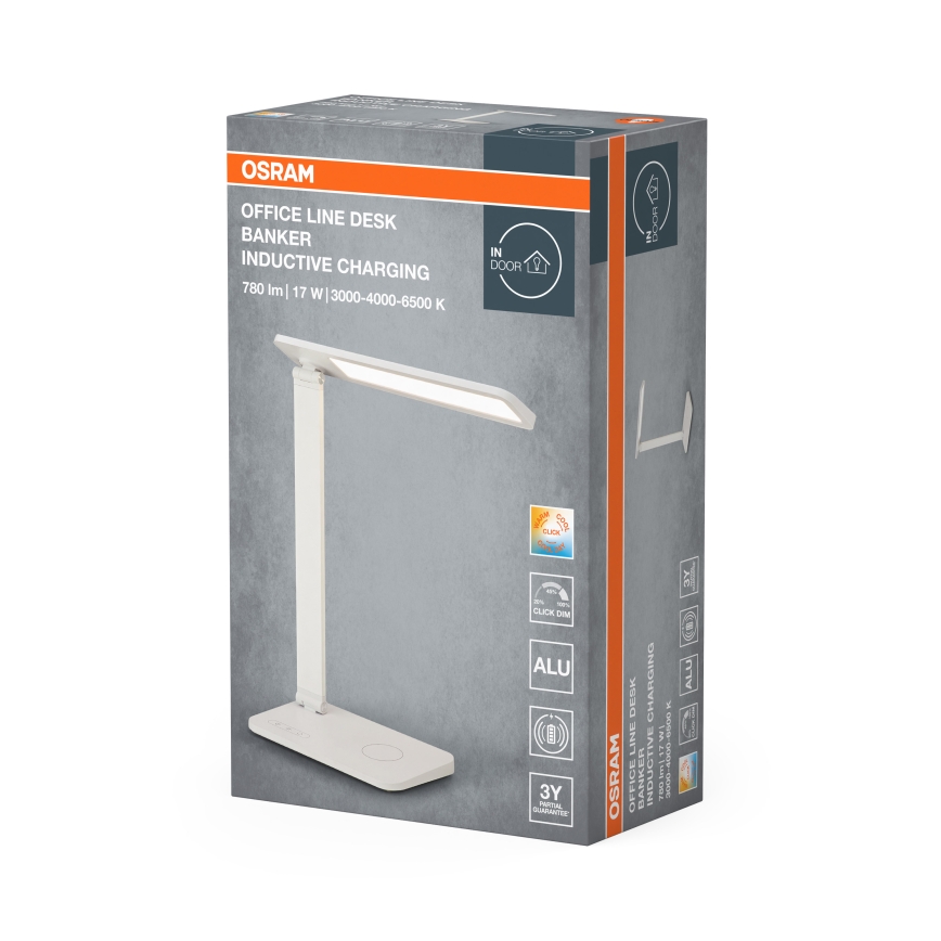 Osram - Himmennettävä LED-pöytälamppu OFFICE LINE LED/17W/230V 3000/4000/6500K valkoinen