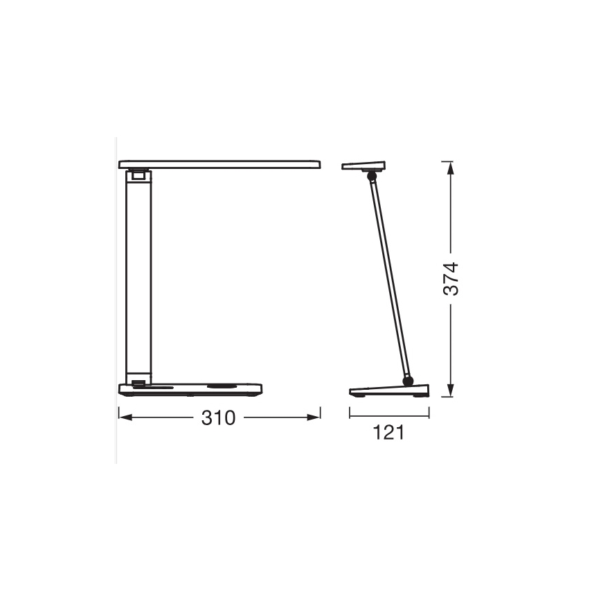 Osram - Himmennettävä LED-pöytälamppu OFFICE LINE LED/17W/230V 3000/4000/6500K valkoinen