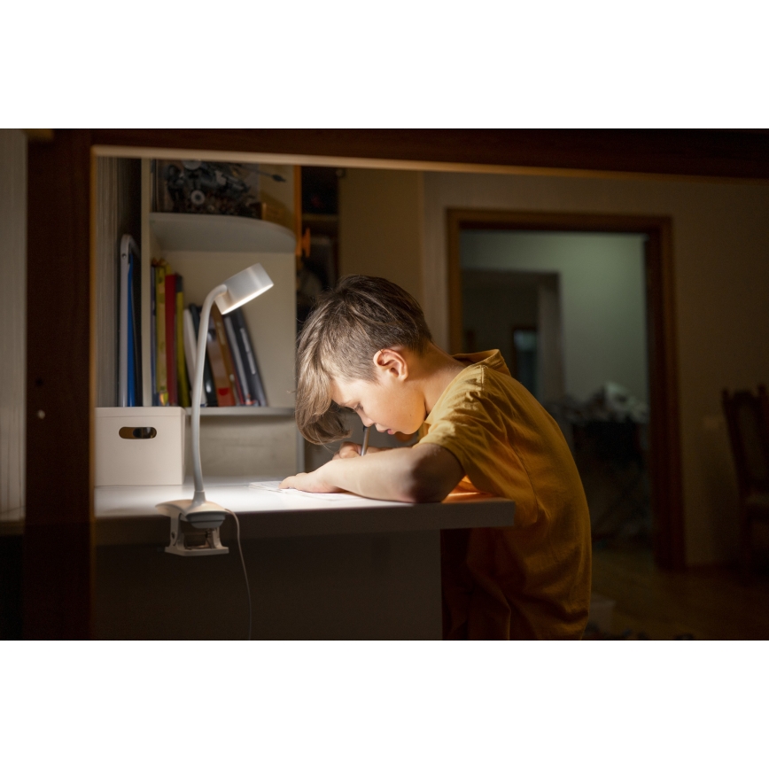 Osram - himmennettävä LED-pöytävalaisin klipsillä OFFICE LINE LED/4,8W/230V 3000/4000/6500K valkoinen