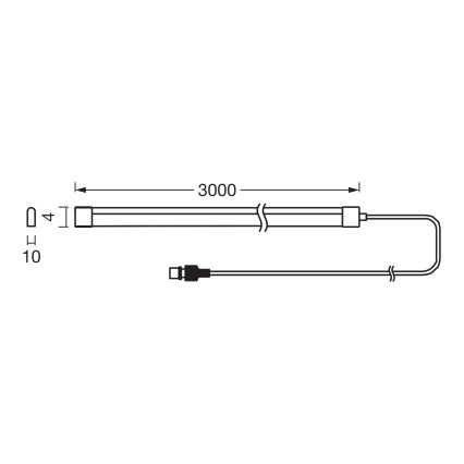 Osram - LED RGBW himmennettävä aurinkokäyttöinen nauha FLEX MAGIC 3m LED/1,2W/3,7V 2000 mAh IP44 + kaukosäädin