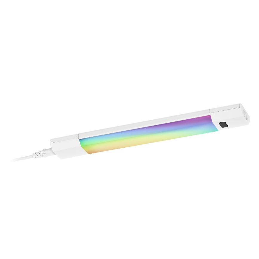 Osram - RGBW-LED-himmennettävä alakaappivalaisin liiketunnistimella LINEAR EDGE LED/4W/230V 30 cm valkoinen + kaukosäädin