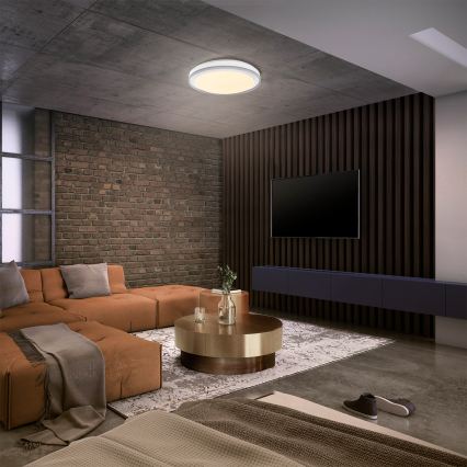 Osram - LED RGBW himmennettävä kattovalaisin SMART+ MAGIC LED/38W/230V Ø 49 cm valkoinen 2700–6500K Wi-Fi