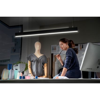 Osram - LED-himmennettävä riippuvalaisin vaijerilla OFFICE LINE LED/42W/230V 4000K 112,6 cm musta