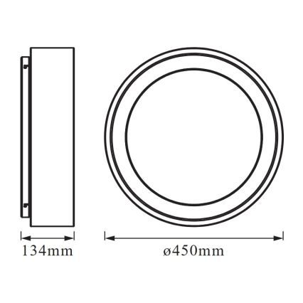 Osram - LED himmennettävä kattovalaisin SMART+ CYLINDER LED/24W/230V 3000K-6500K Wi-Fi