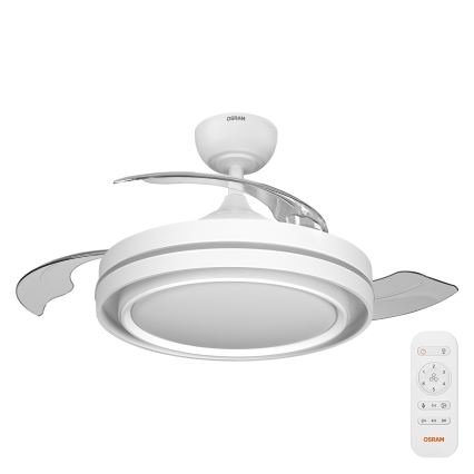 Osram - himmennettävä LED-kattovalaisin tuulettimella PONIENTE LED/36W/230V 3000/4000/6500K + kaukosäädin