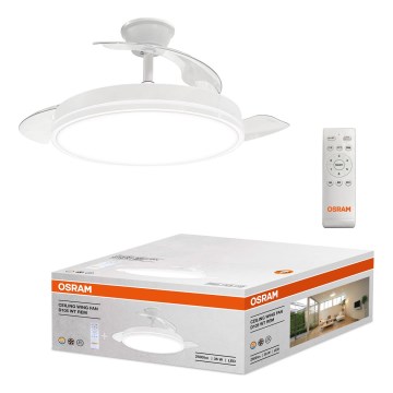 Osram - Himmennettävä LED-valaisin tuulettimella WING LED/36W/230V 3000/4000/6000K + kaukosäädin