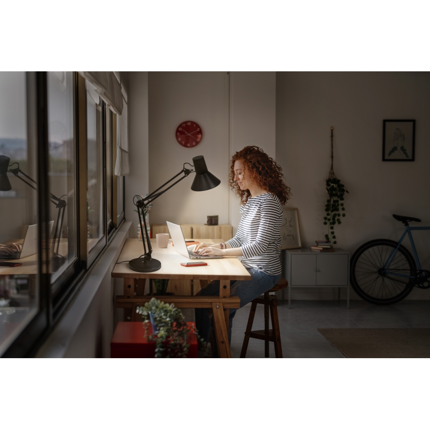 Osram - Himmennettävä pöytälamppu OFFICE LINE LED/9W/230V 3000K musta