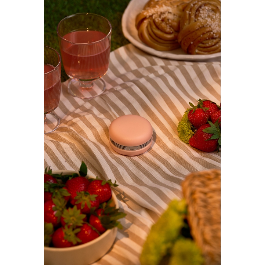 Osram - LED RGB säädettävä kaiutin SMART+ MACARON LED/1,75W/3,7V 450 mAh vaaleanpunainen