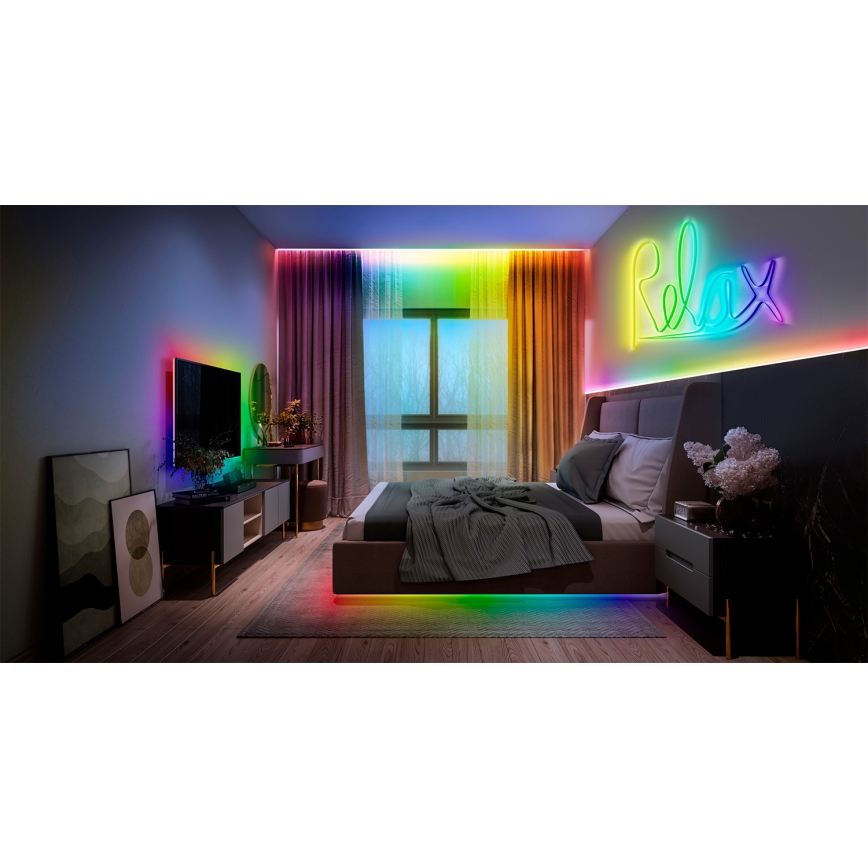 Osram - Himennettävä RGB-LED-valonauha SMART+ MAGIC 3m LED/22W/230V Wi-Fi + kaukosäädin