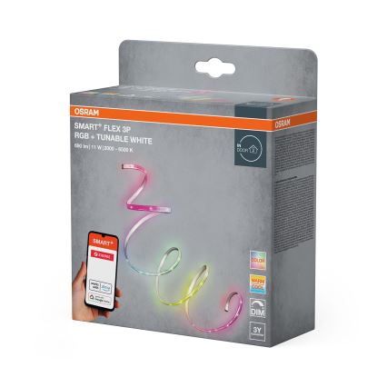 Osram - Himmennettävä RGB+TW LED-nauha SMART+ FLEX 1,8m LED/11W/230V 2000-6500K