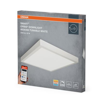 Osram - Himmennettävä LED-kattovalaisin SMART+ DOWNLIGHT LED/22W/230V 40x40 cm 3000-6500K Wi-Fi