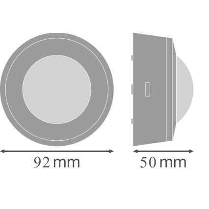 Osram - infrapuna-liiketunnistin 230V IP44 valkoinen