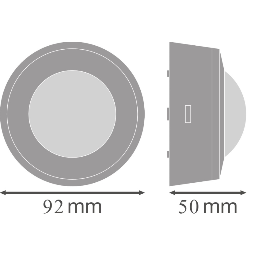 Osram - infrapuna-liiketunnistin 230V IP44 valkoinen