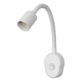 Osram - Joustava seinävalaisin PLUG TUBE FLEX 1xGU10/5W/230V valkoinen