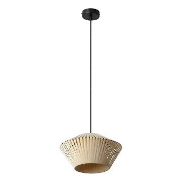 Osram - Kaapelikiinnitteinen riippuvalaisin DECOR STRIPES 1xE27/10W/230V, halkaisija 30,5 cm, beige