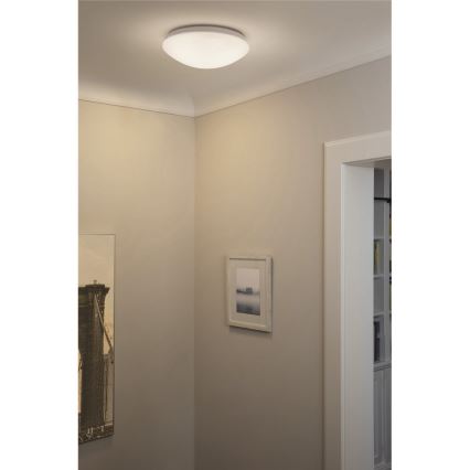 Osram - Kattovalaisin CEILING ESSENTIAL 2xE27/25W/230V Ø 35 cm valkoinen
