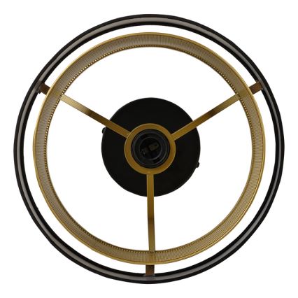 Osram - Kattovalaisin DECOR HORNET 1xE27/10W/230V Ø 30 cm musta/kulta