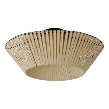 Osram - Kattovalaisin DECOR STRIPES 1xE27/10W/230V Ø 40,5 cm beige