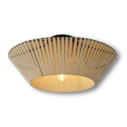 Osram - Kattovalaisin DECOR STRIPES 1xE27/10W/230V Ø 40,5 cm beige