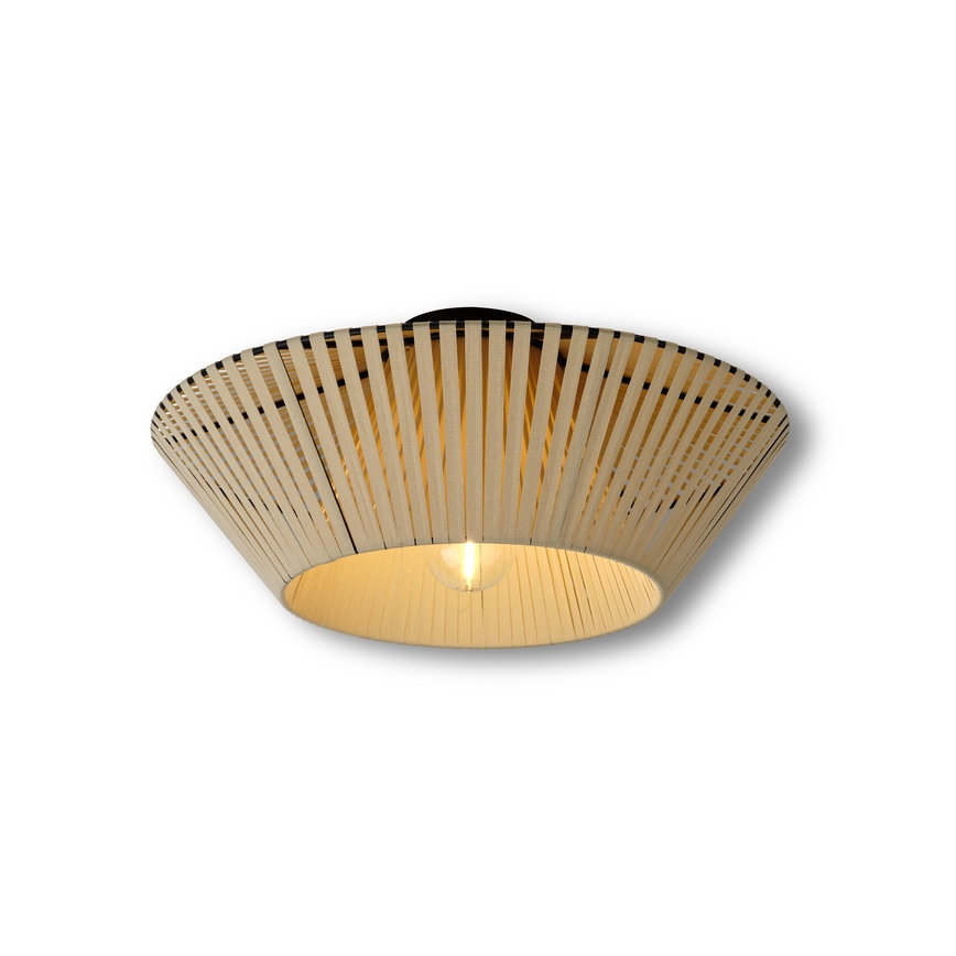Osram - Kattovalaisin DECOR STRIPES 1xE27/10W/230V Ø 40,5 cm beige