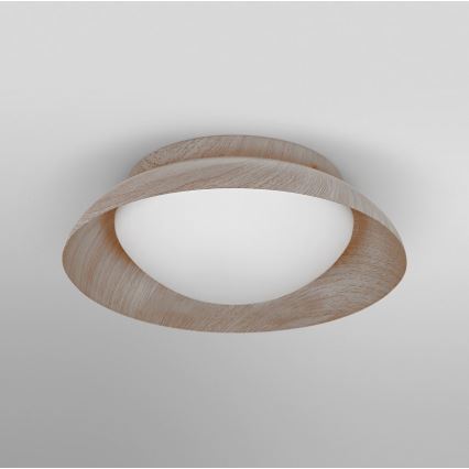 Osram - Kattovalaisin ORBIS MILAN 2xE27/10W/230V Ø 30,5 cm, puukuosi